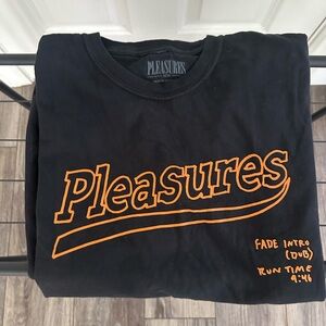 Black and Orange Short Sleeve Tee